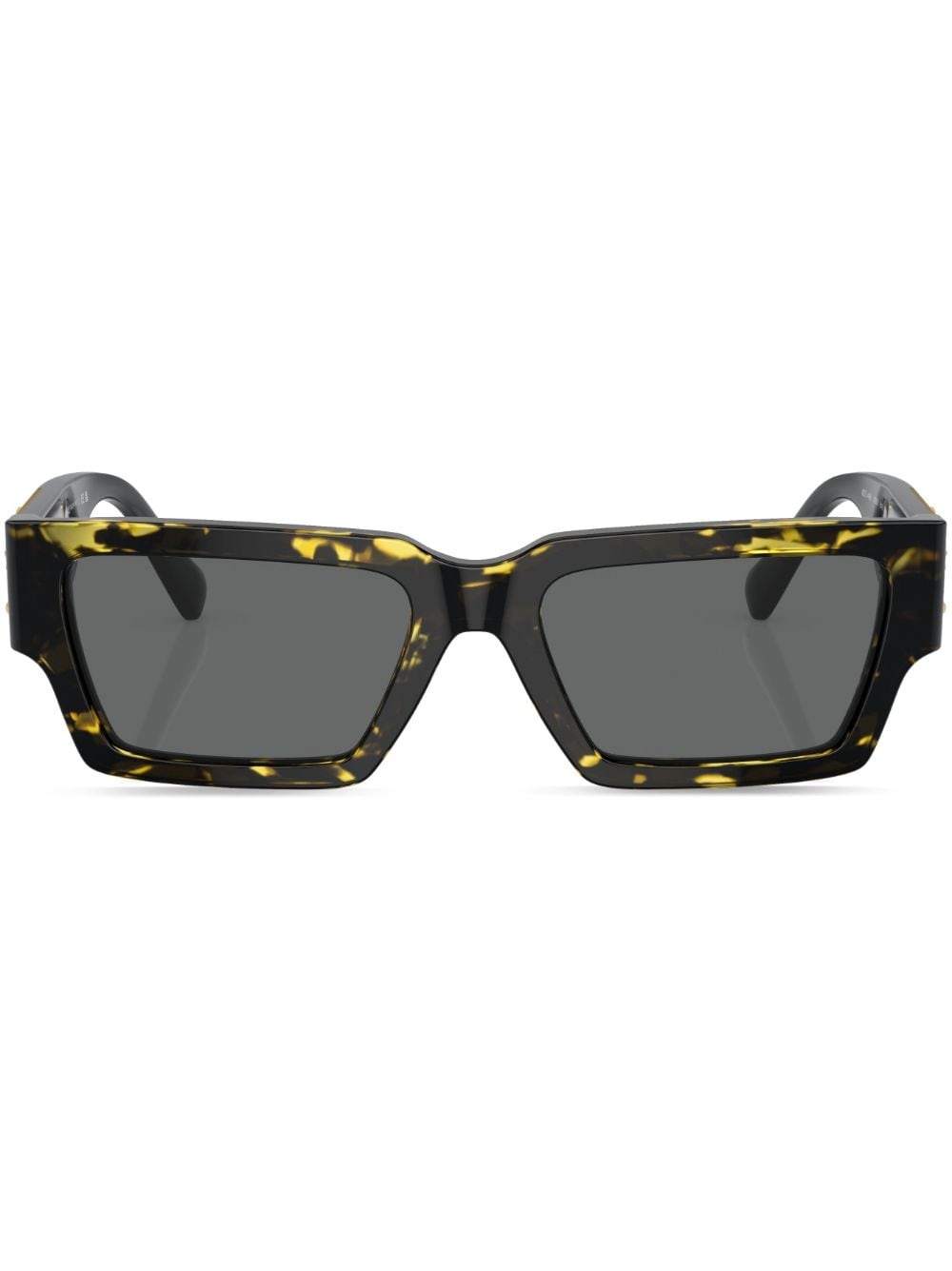 Medusa Head rectangle-frame sunglasses - 1