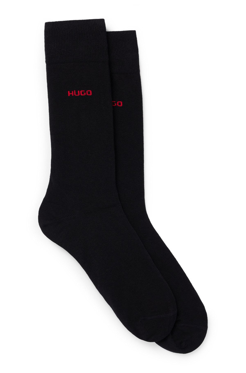 TWO-PACK OF REGULAR-LENGTH SOCKS IN STRETCH FABRIC 1