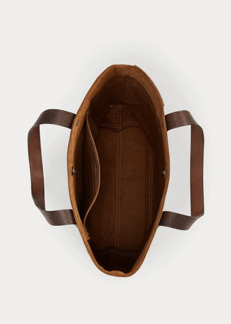 RRL by Ralph Lauren Roughout Suede Tote | REVERSIBLE