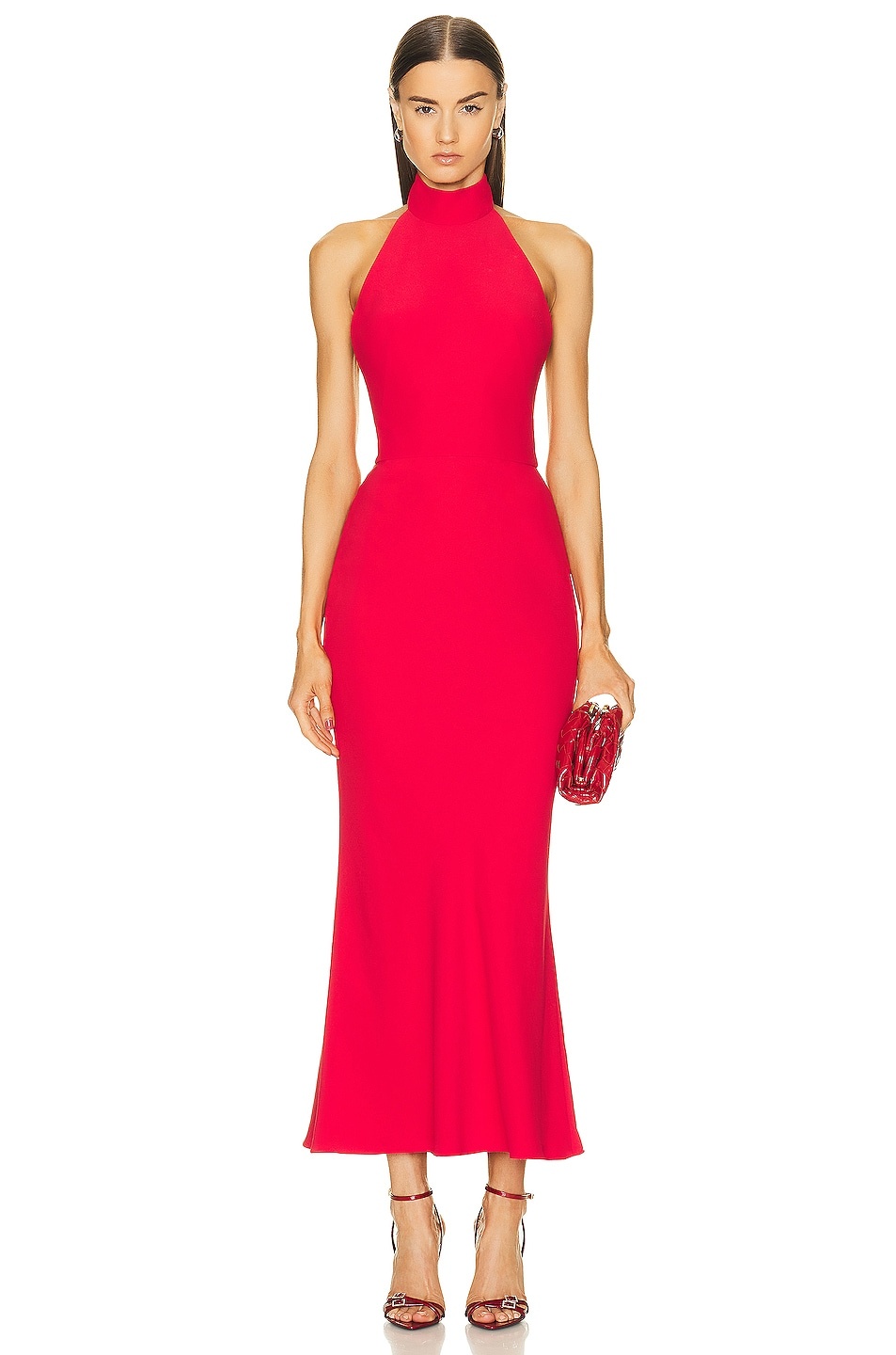 Sleeveless Evening Dress - 1