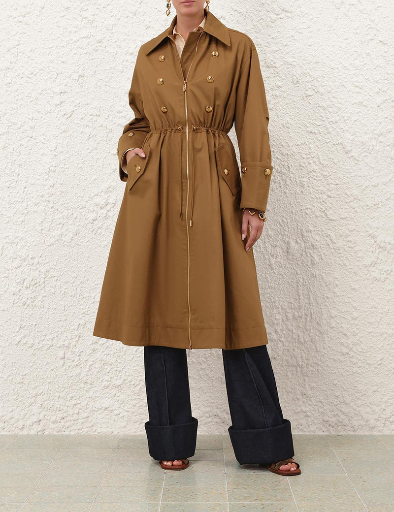 Zimmermann REBELLION DRAWSTRING TRENCH outlook