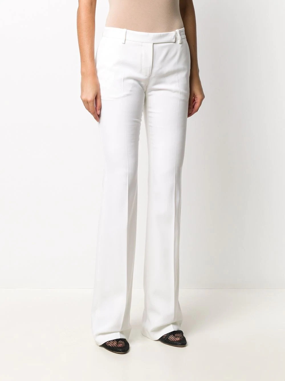 mid-rise tailored trousers - 3