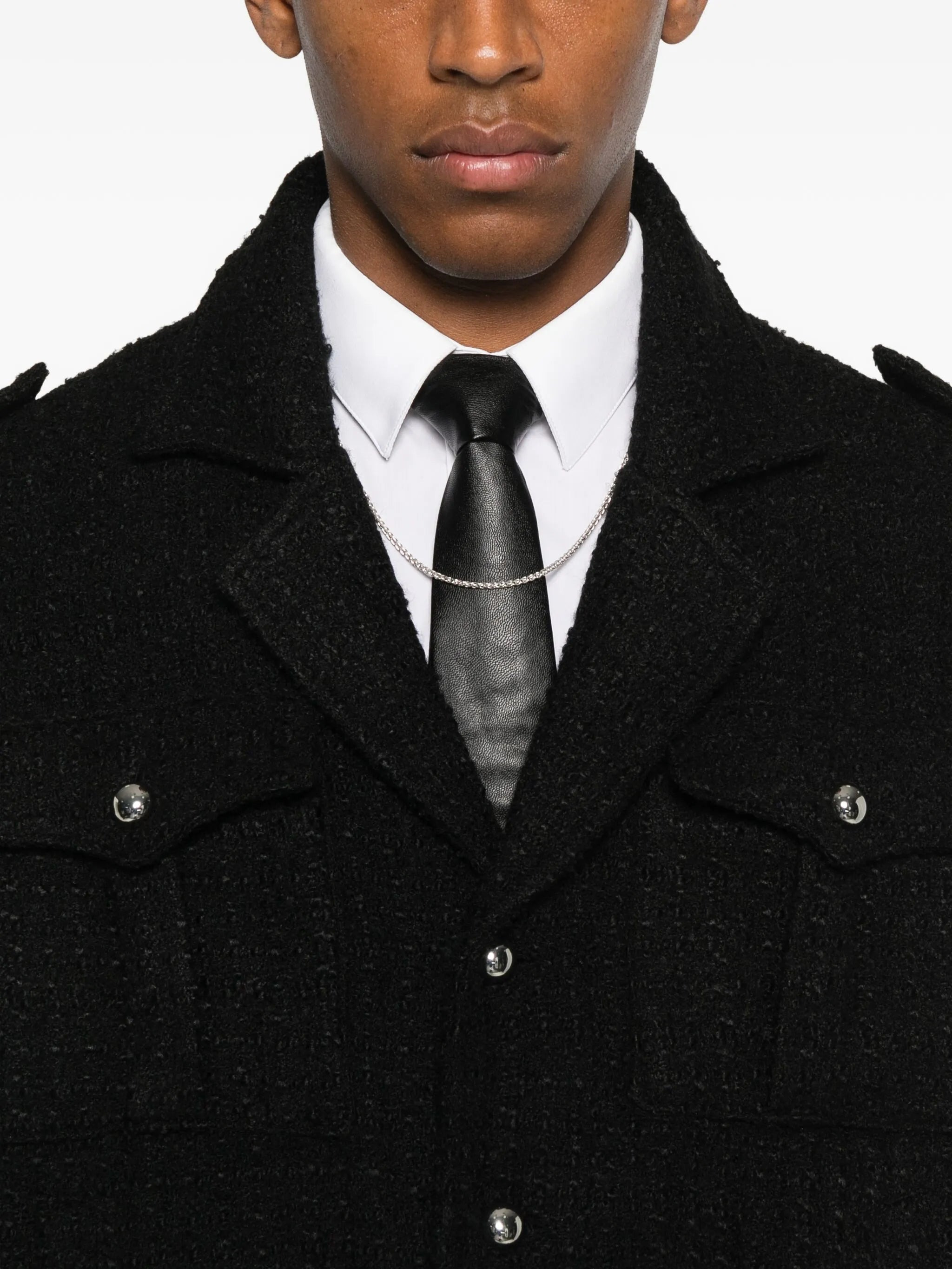 Ernest W. Baker Buttoned Flap-pocket Jacket - 4