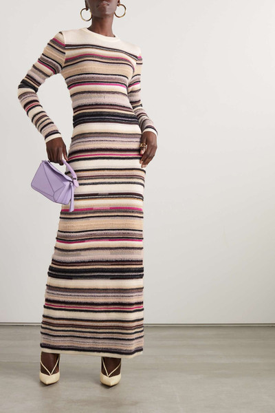 Missoni Striped jacquard-knit maxi dress outlook