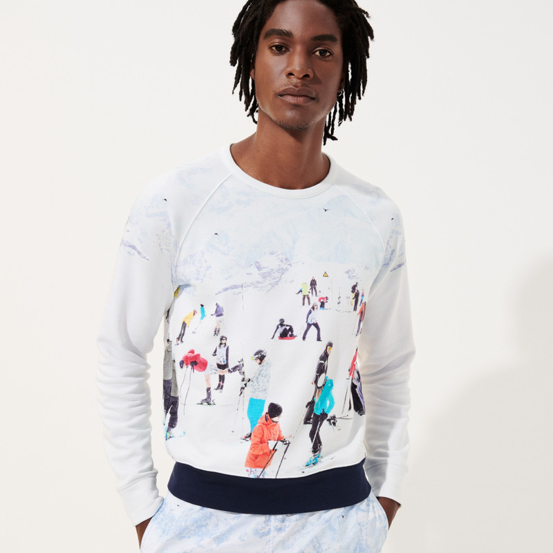 Men Cotton Sweatshirt Ski - Vilebrequin x Massimo Vitali 3