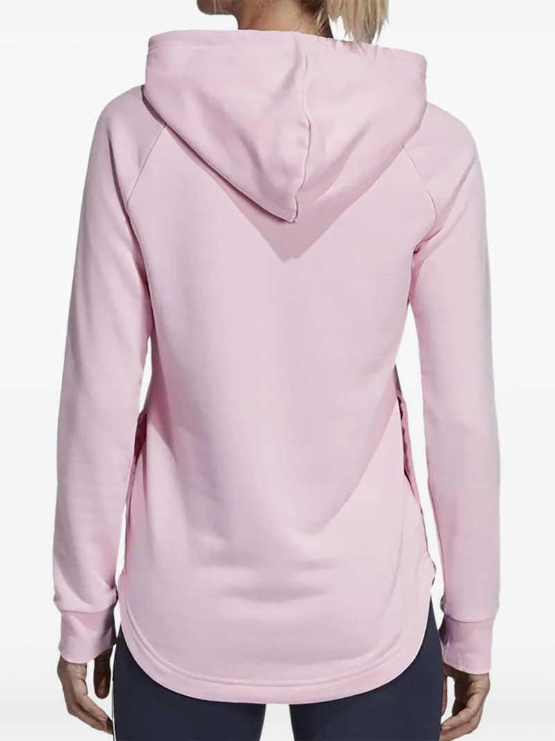 adidas Stadium Badge of Sport "Pink" hoodie outlook