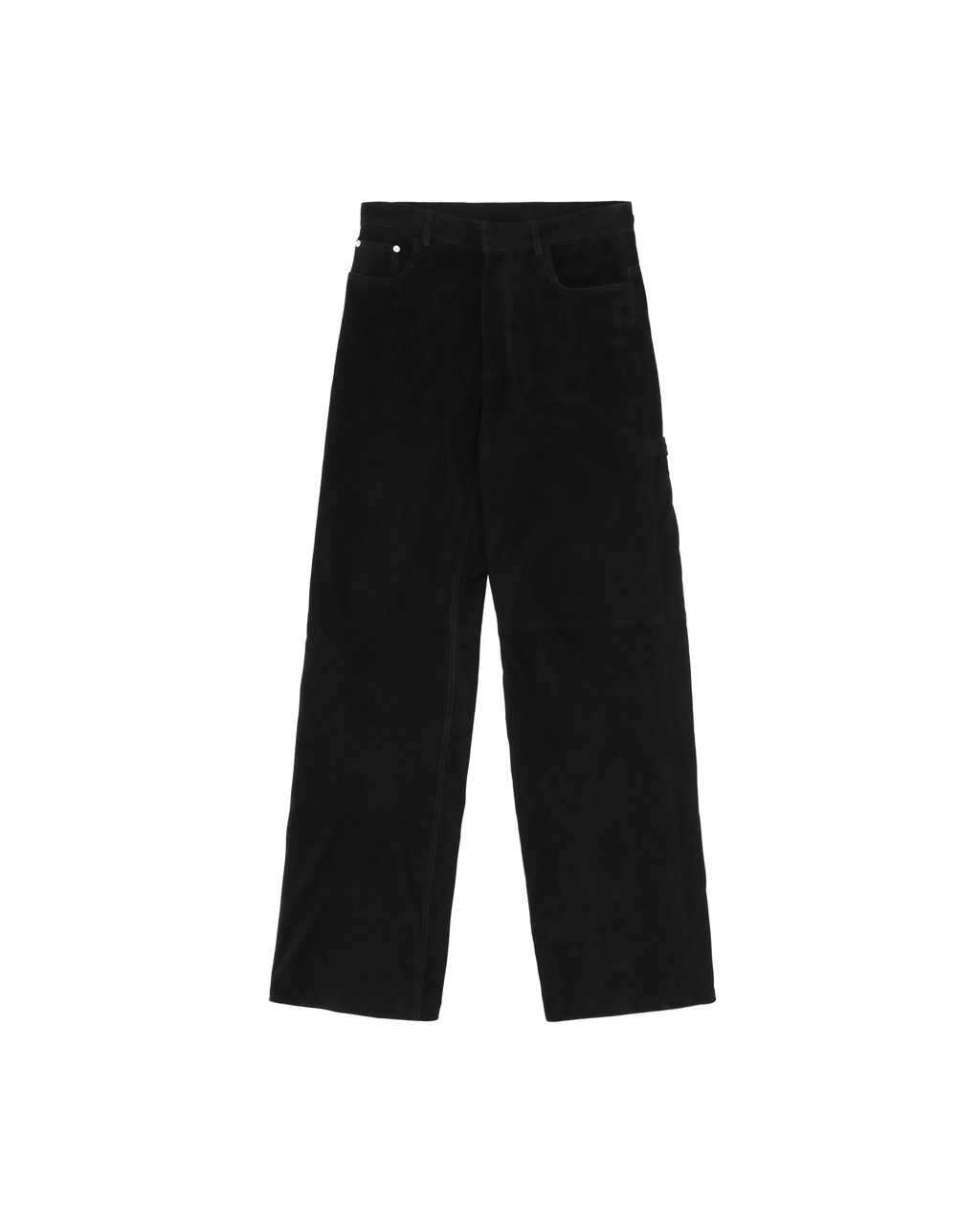 BUCKLE SUEDE CARPENTER PANT - 1