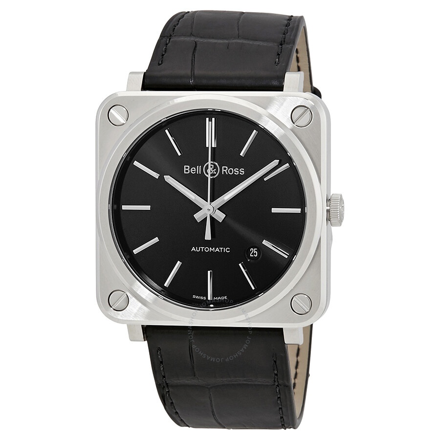 Bell And Ross - Bell and Ross Aviation Automatic Black Dial Men's Watch BRS92-BLC-ST/SCR - 1