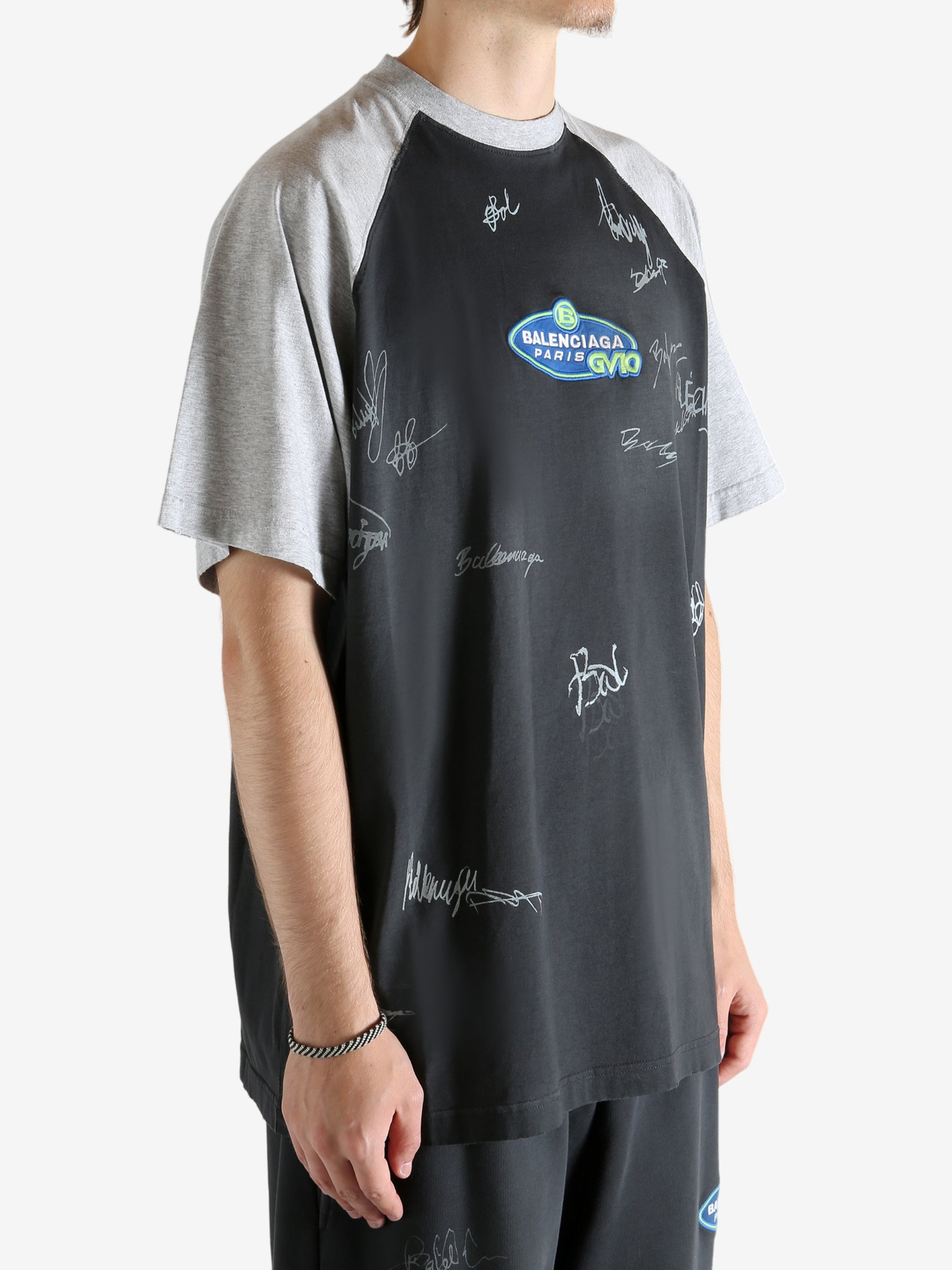BALENCIAGA - Men Raglan Oversized T-Shirt - 2
