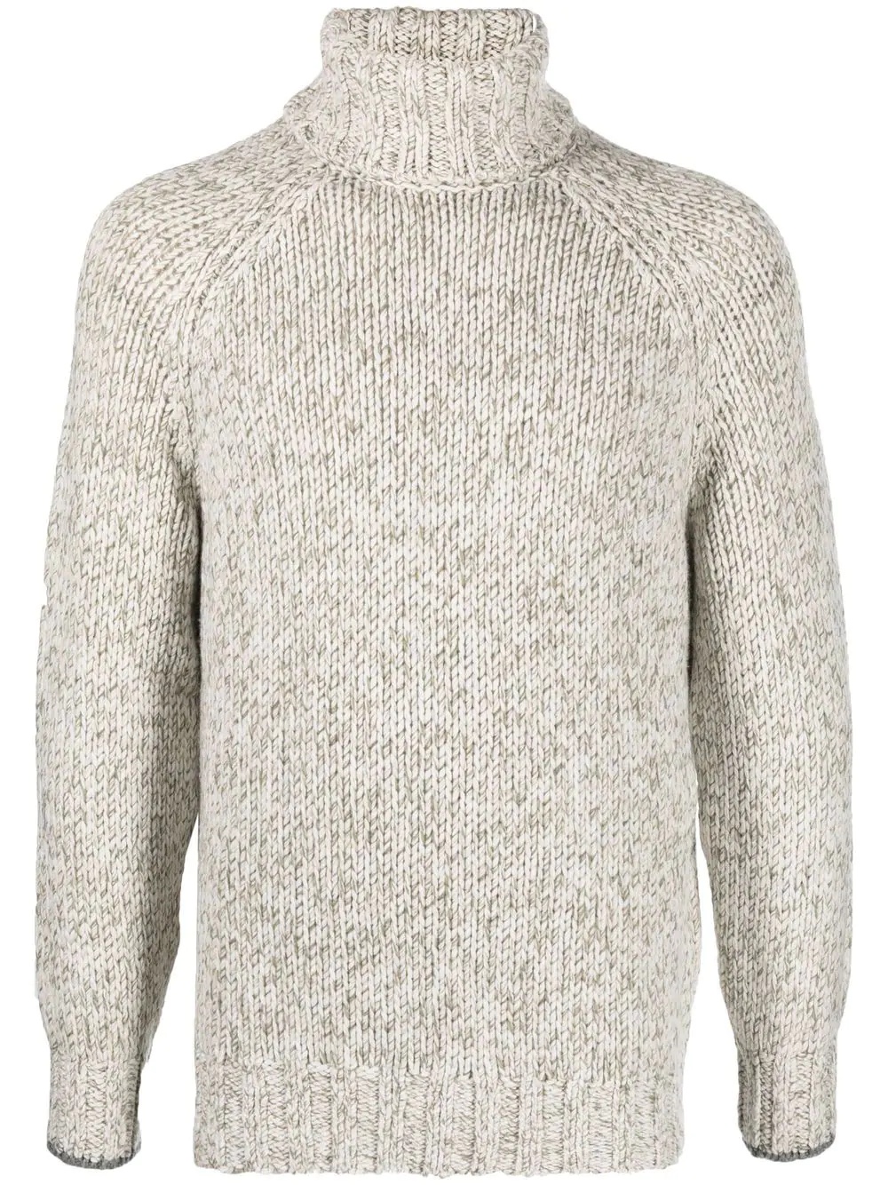 rollneck knitted jumper - 1