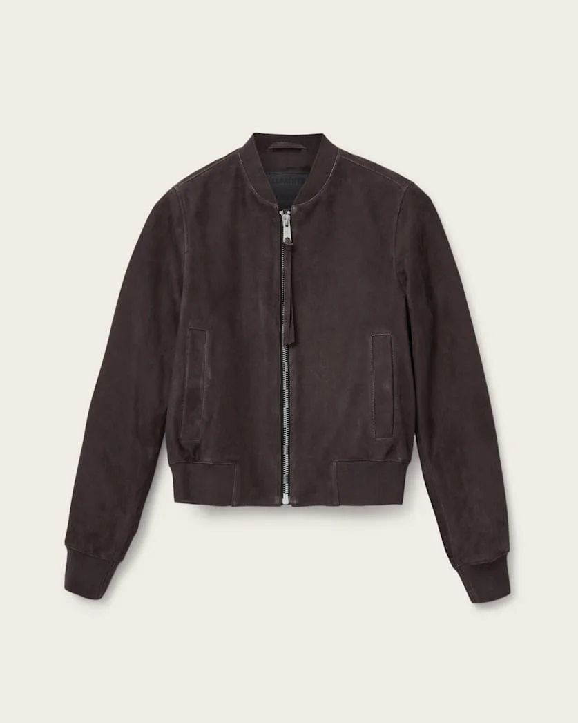 ORTEN SUEDE BOMBER JACKET - 1