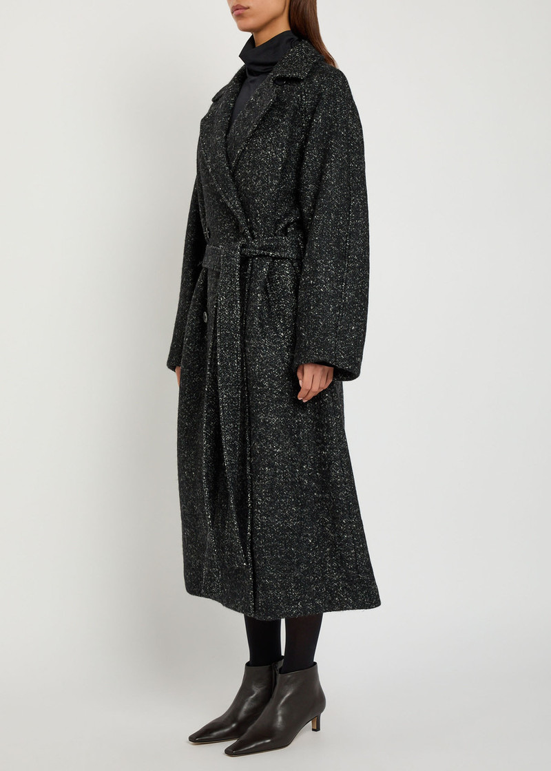 The Row The Row Macaria Belted Wool Trench Coat outlook
