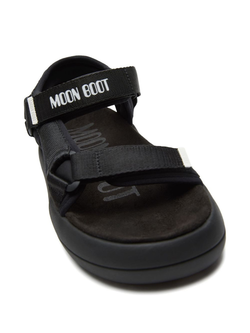 MOON BOOT logo-strap platform sandals outlook