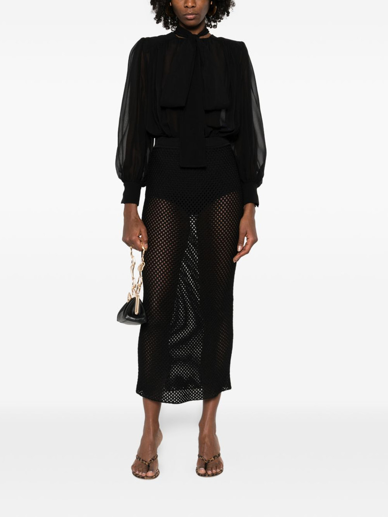 ELISABETTA FRANCHI tie-neck bodysuit outlook