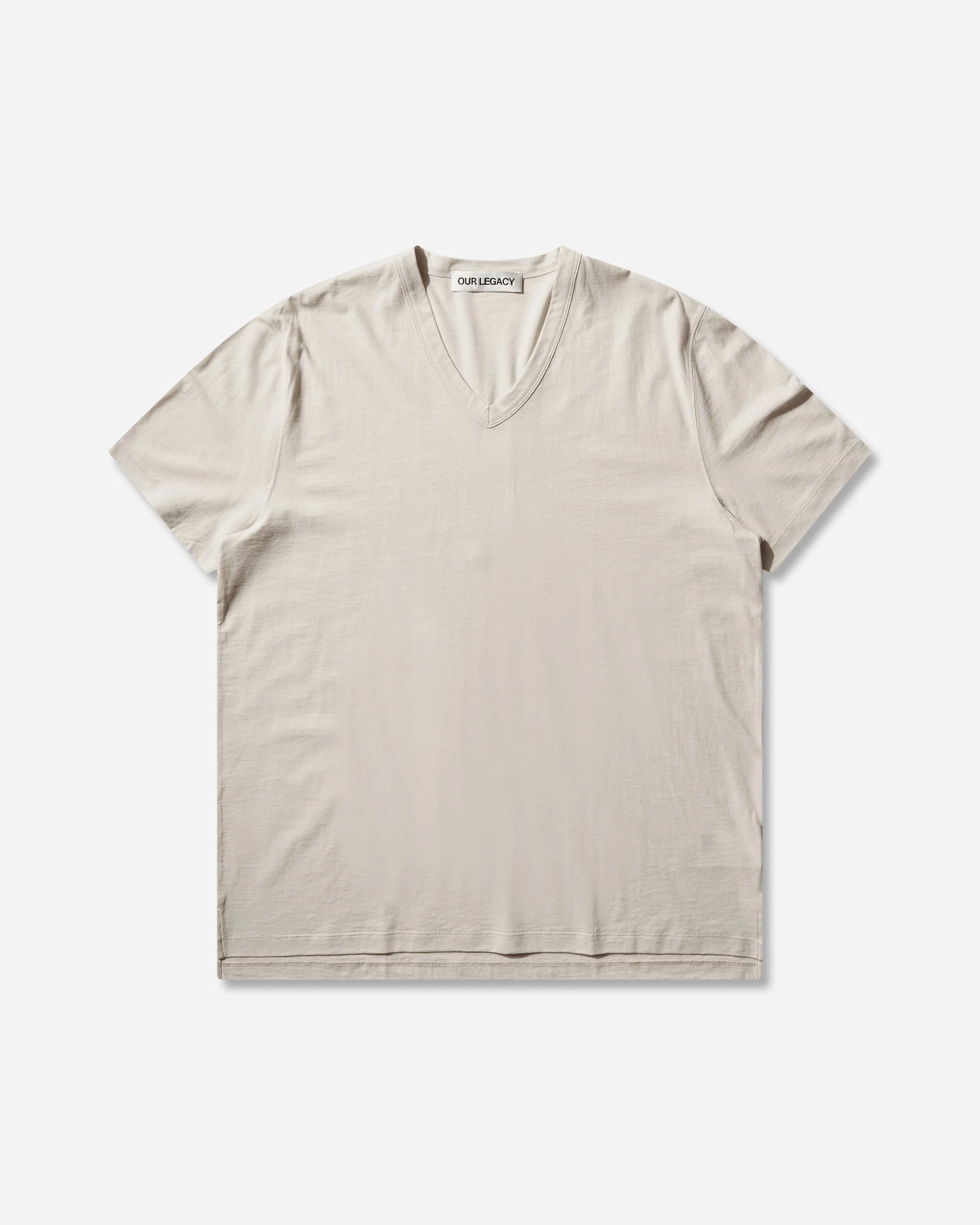 Men's Gorge V-Neck T-Shirt Cream - 1
