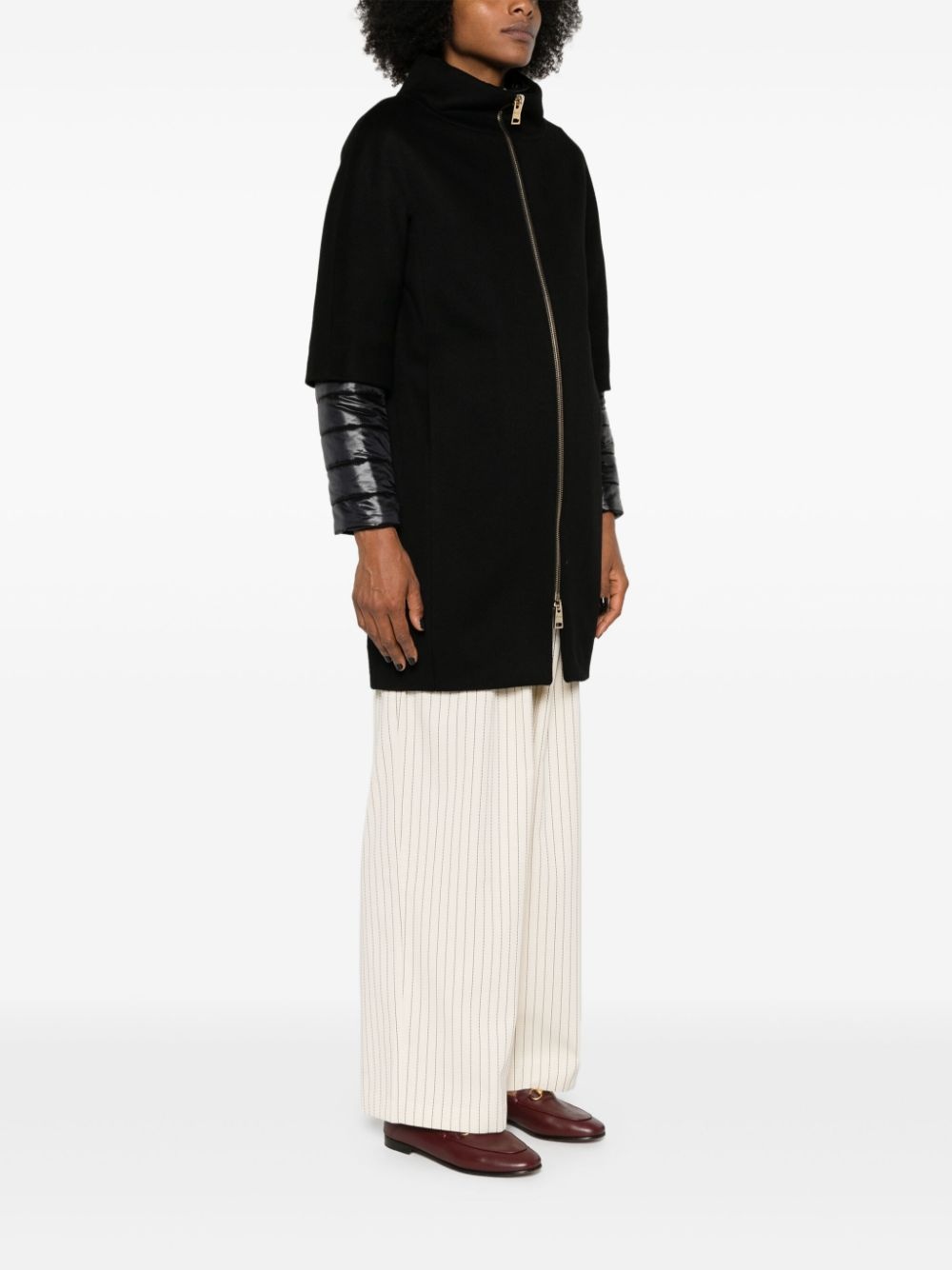 Herno Detachable-panels Virgin-wool Coat - 4