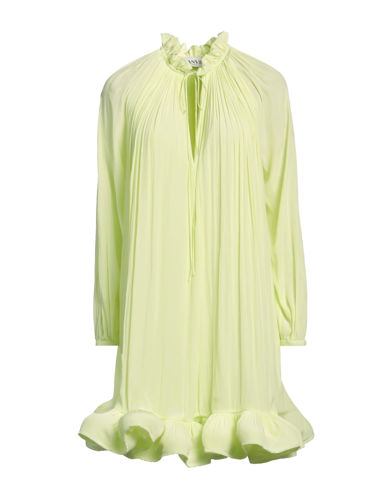 Acid green Women's Short Dress - 1