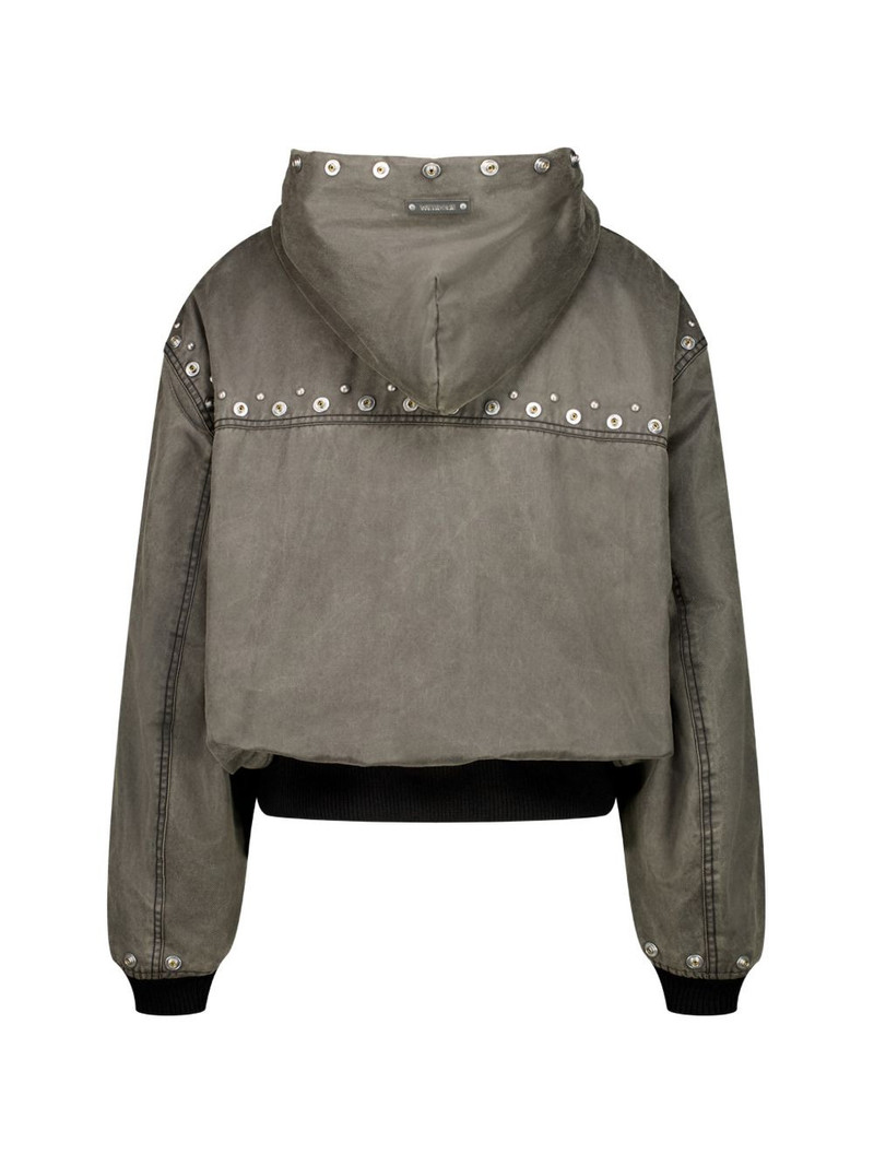 We11done studded hooded jacket outlook