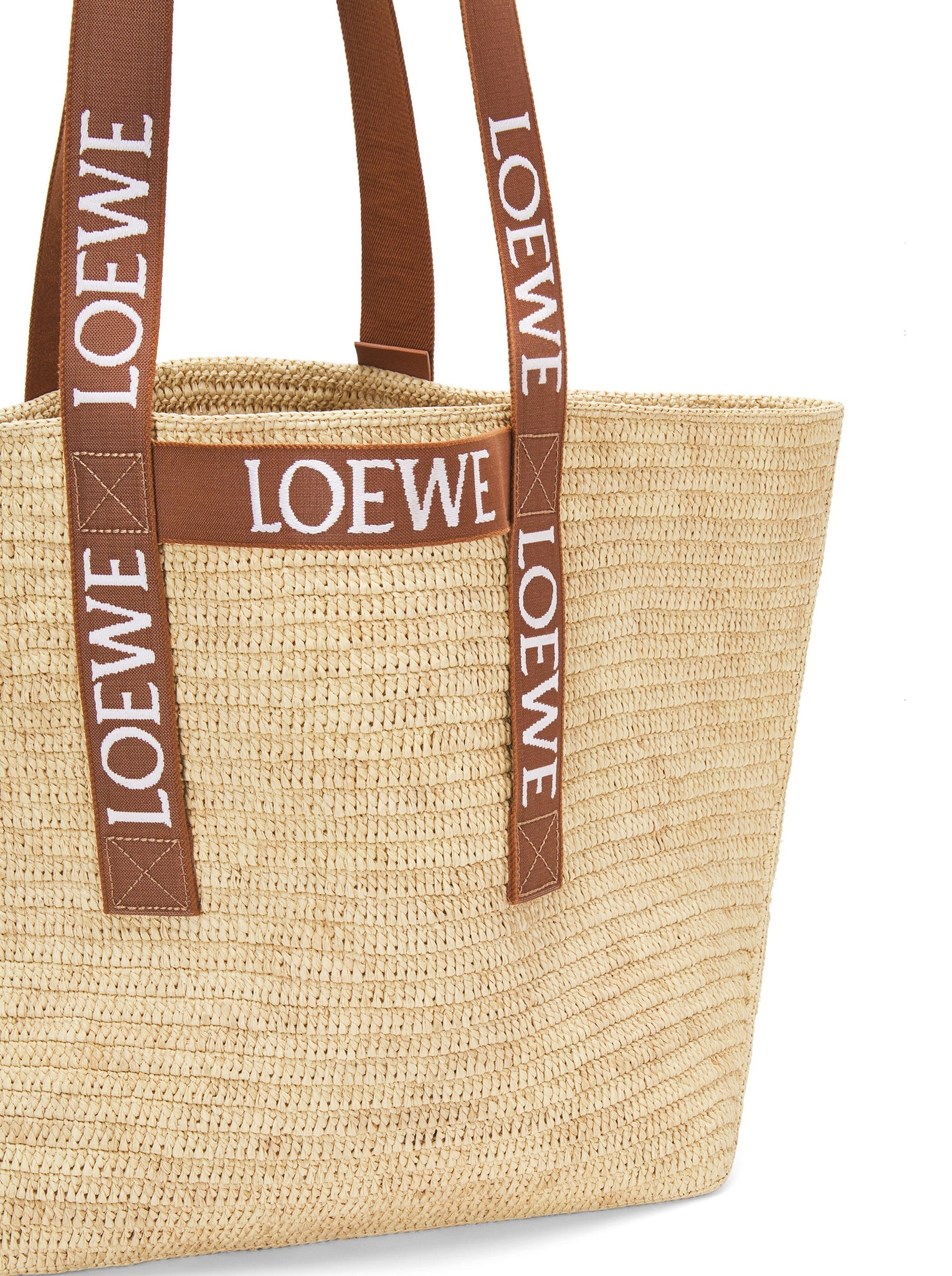 Loewe FOLD SHOPPER IN RAFFIA | suitnegozi | REVERSIBLE