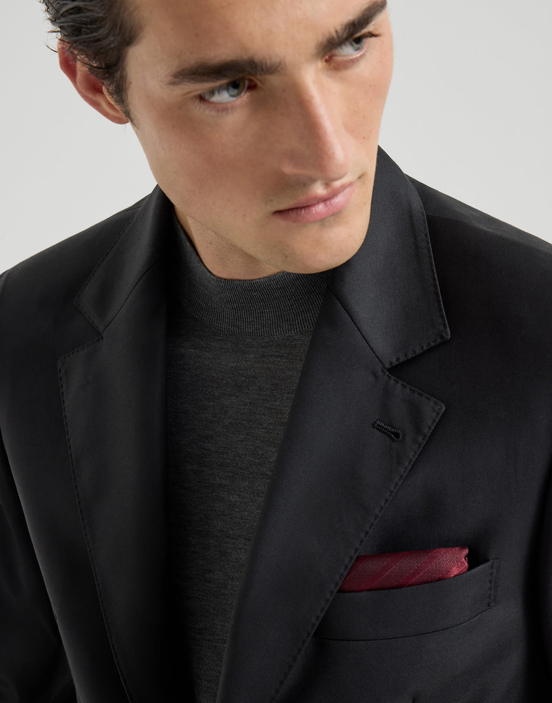 Super 150s virgin wool four season batavia twill blazer 4