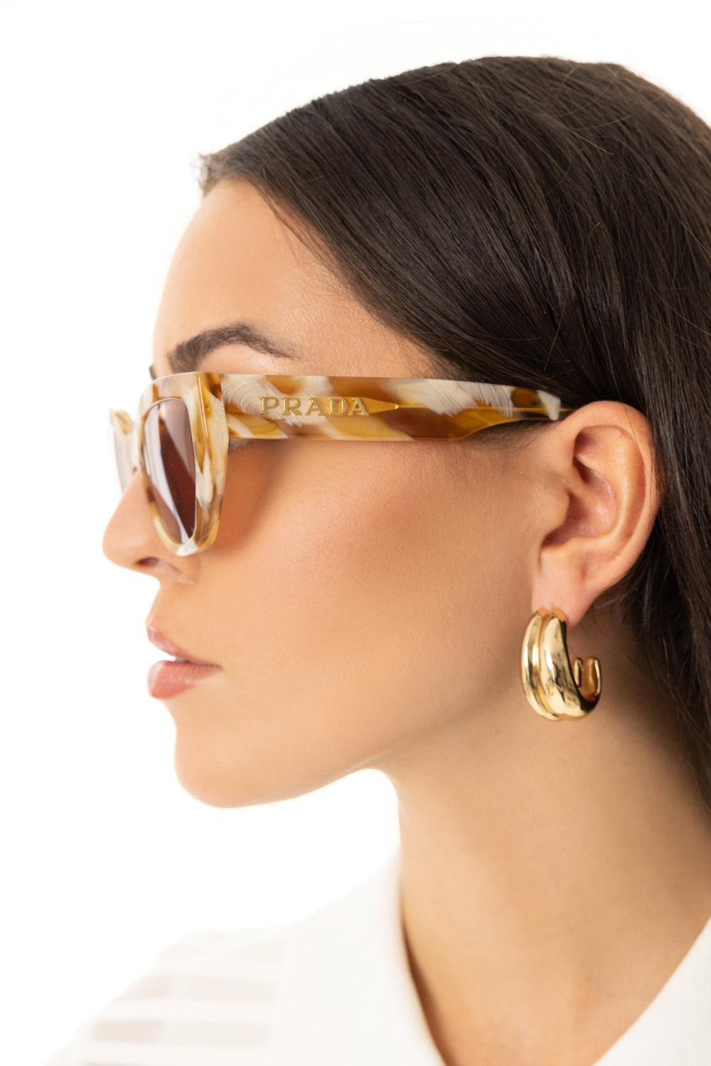 Side Logo Butterfly Lens Sunglasses - 3