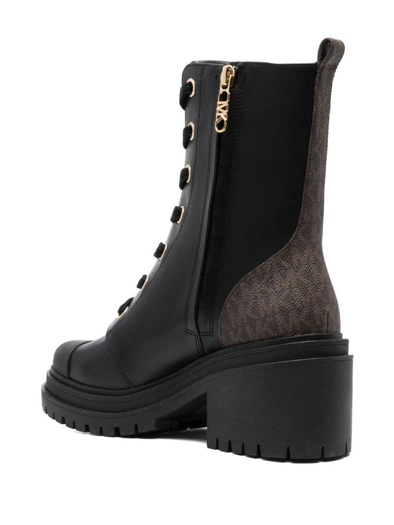 Hanley 75mm leather combat boots 3