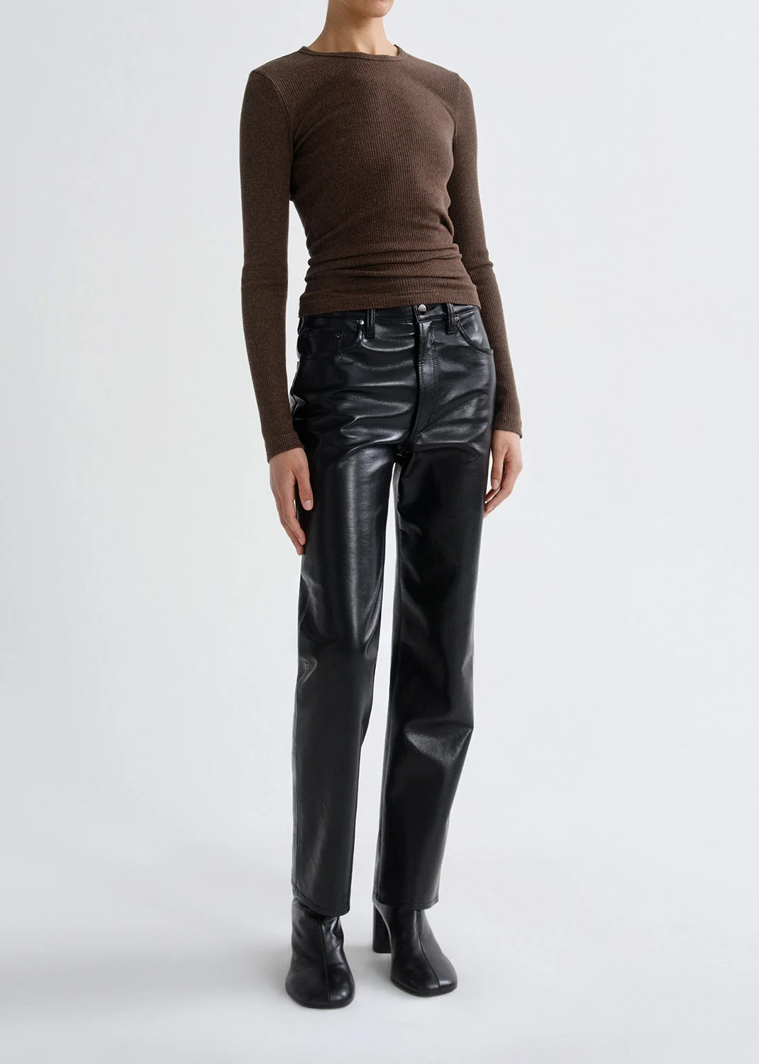 DELPHI SLIM TEE IN LIZARD - 1