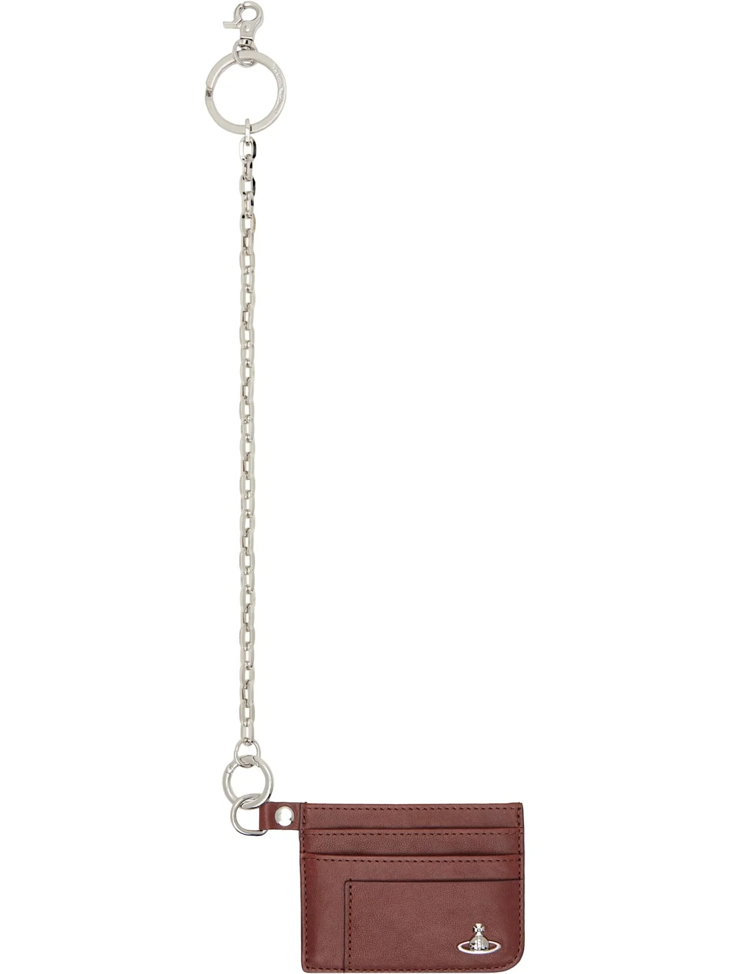 Brown Flat Chain Card Holder - 1