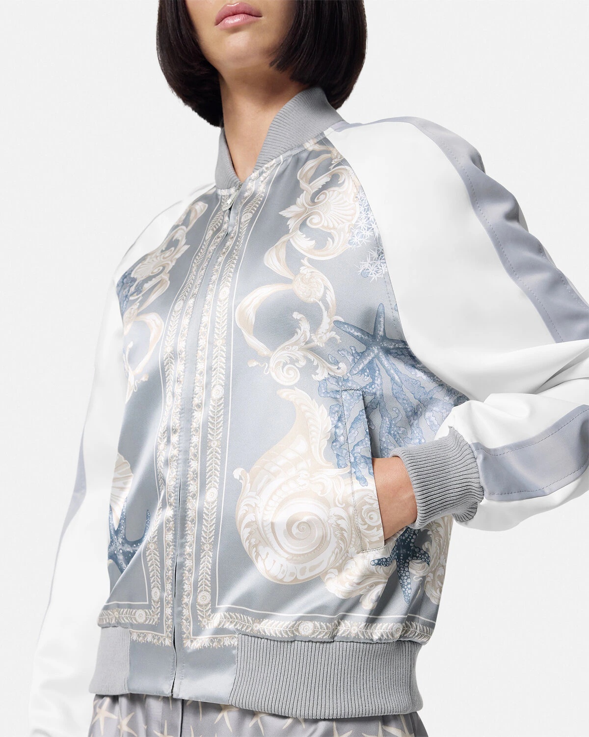 Barocco Sea Varsity Jacket - 3