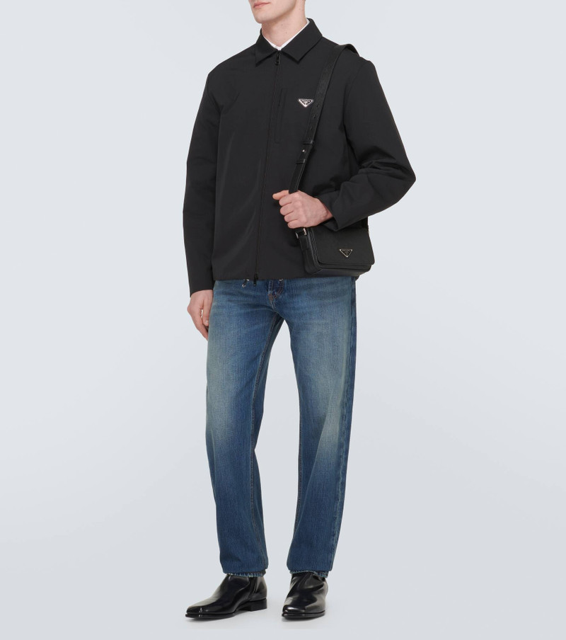 Prada Leather ankle boots outlook