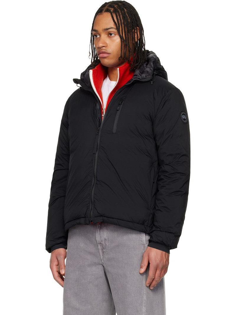 Canada Goose Black 'Black Label' Lodge Hooded Down Jacket outlook