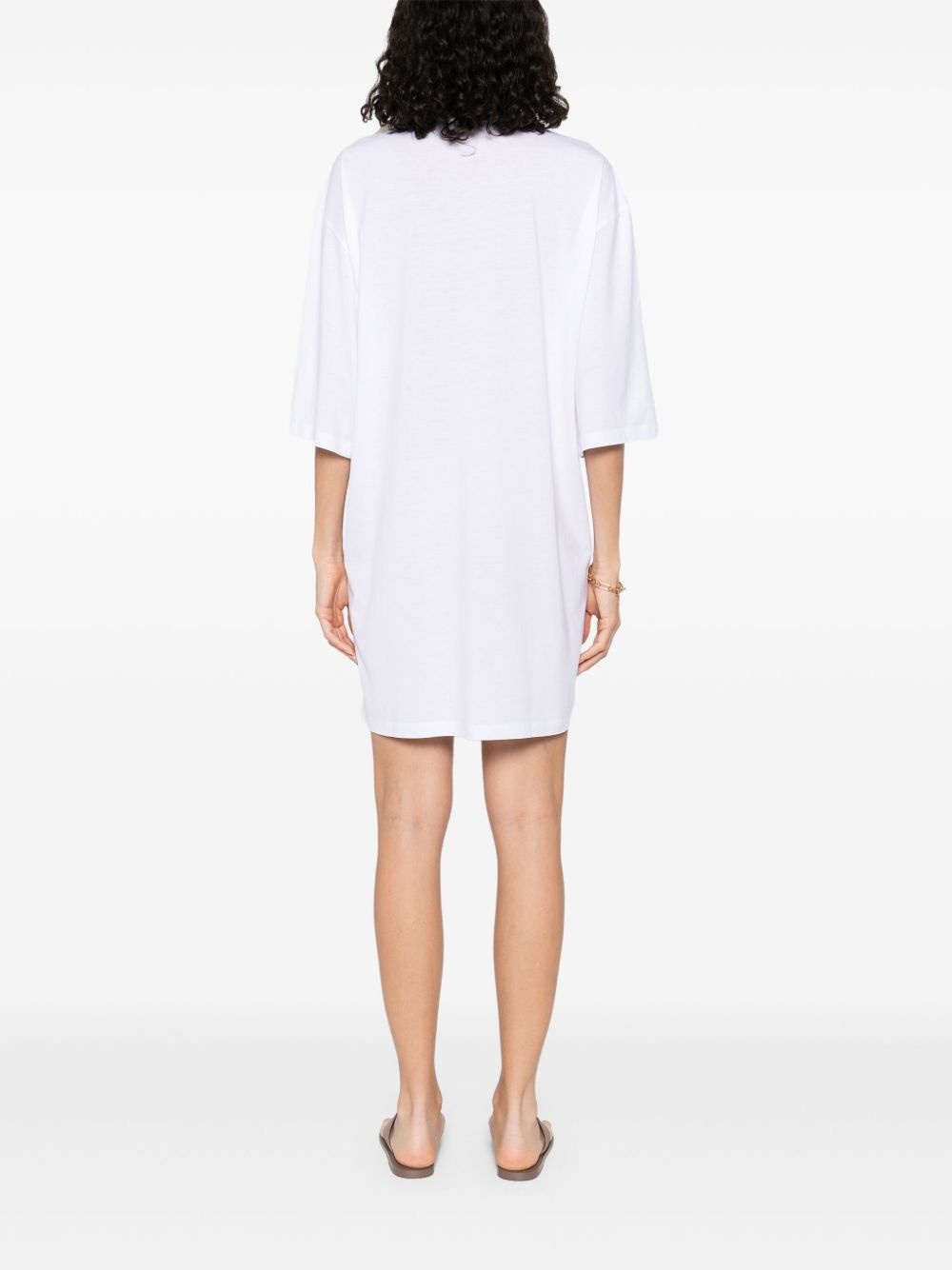 relaxed T-shirt dress - 4