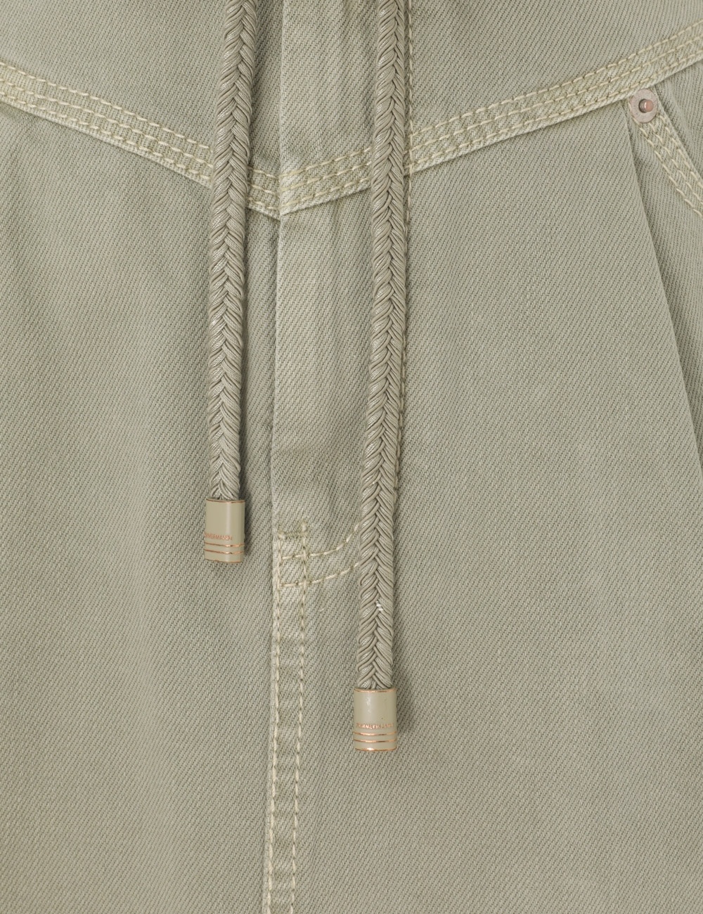 AUGUST DENIM UTILITY SKIRT - 6
