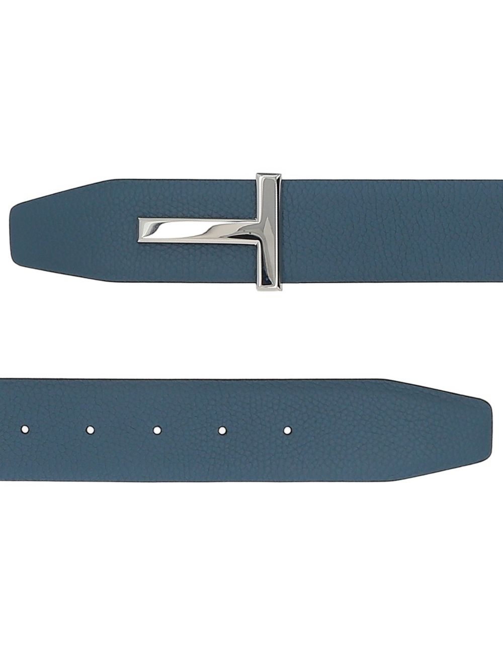 T-buckle leather belt - 2