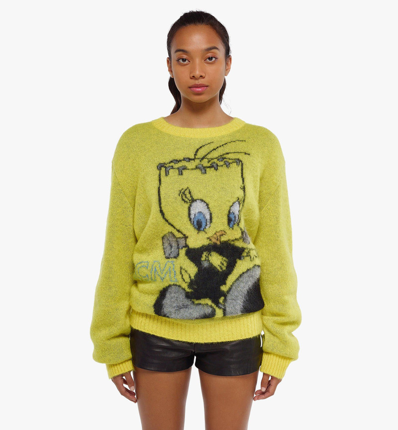 Men’s Looney Tunes x MCM  Mohair Jacquard Sweater 7