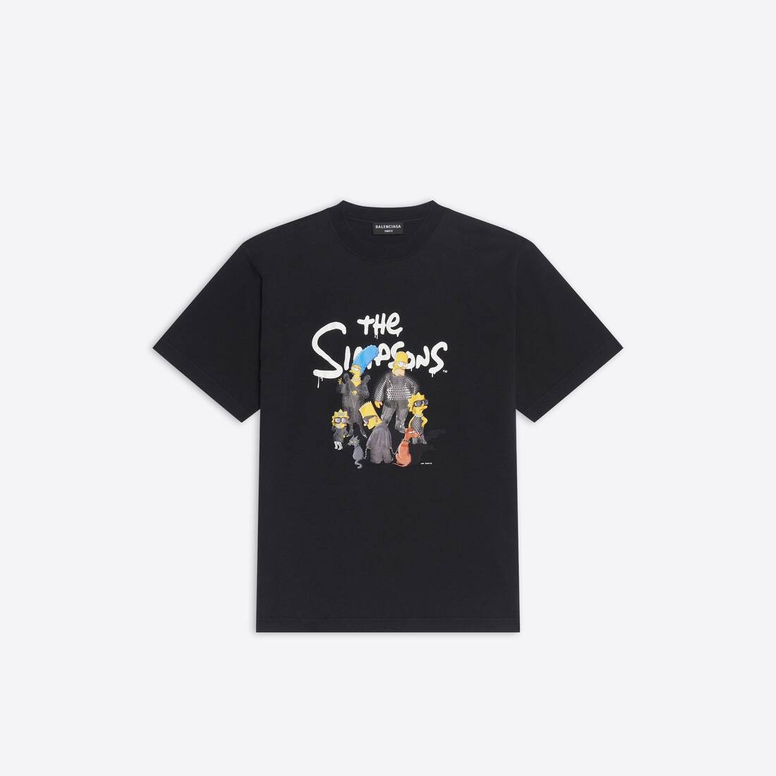 Women's The Simpsons Tm & © 20th Television T-shirt Small Fit in Black - 4