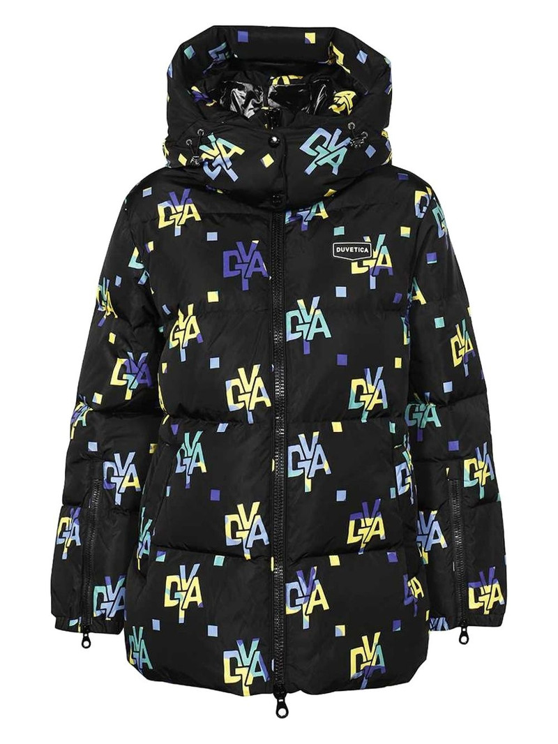 monogram-print puffer jacket 1