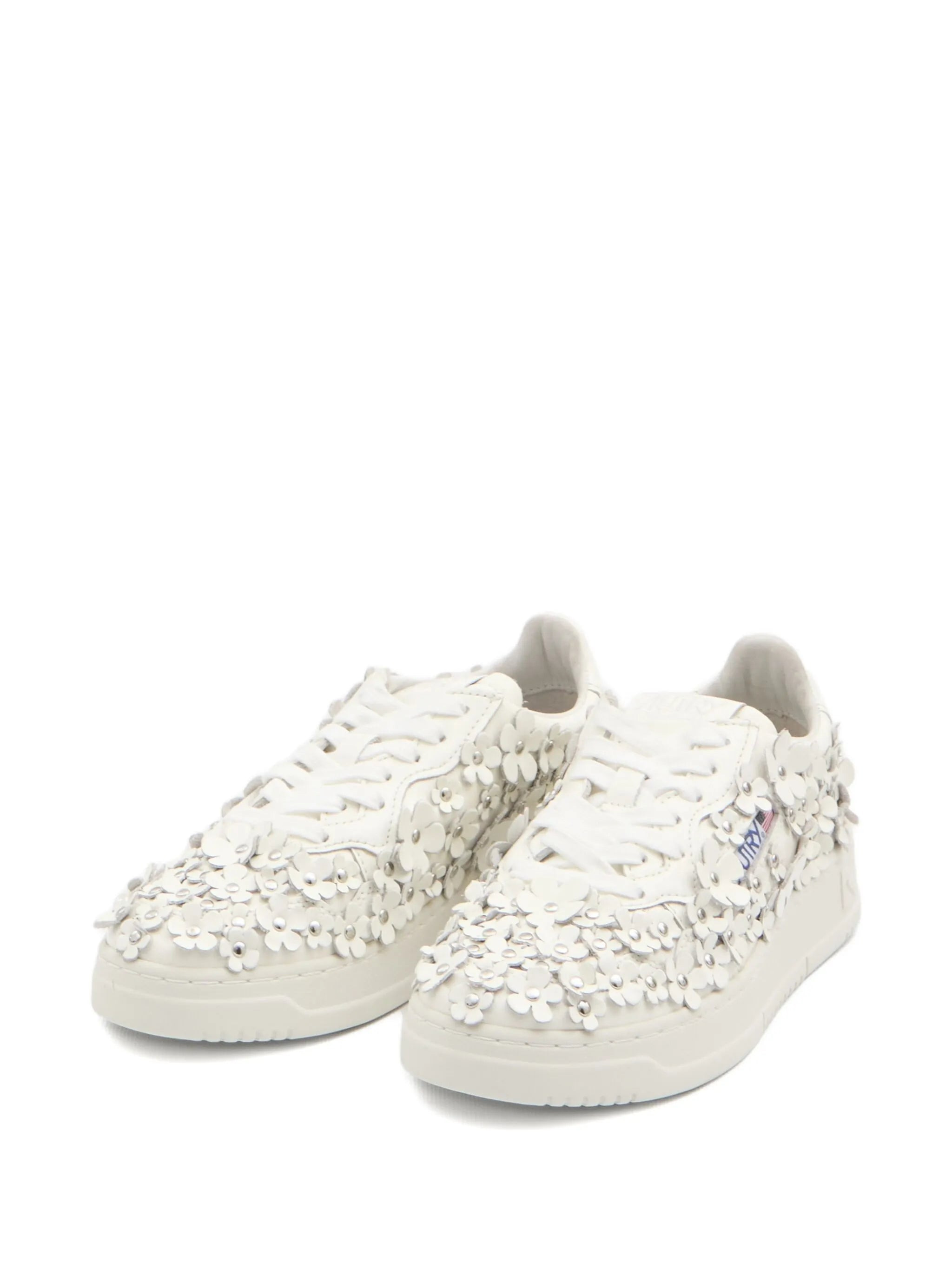 Autry Medalist Floral-embellished Sneakers - 2