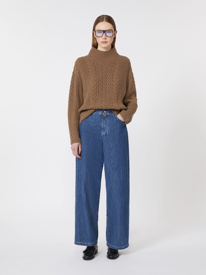'S Max Mara Wide-leg denim jeans - MIDNIGHTBLUE outlook
