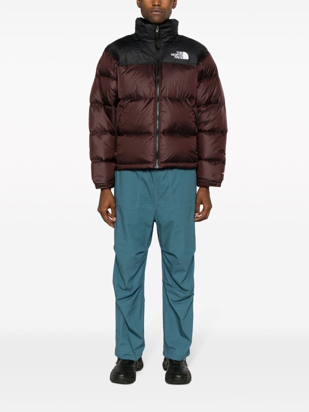1996 Retro Nuptse ripstop down jacket - 2
