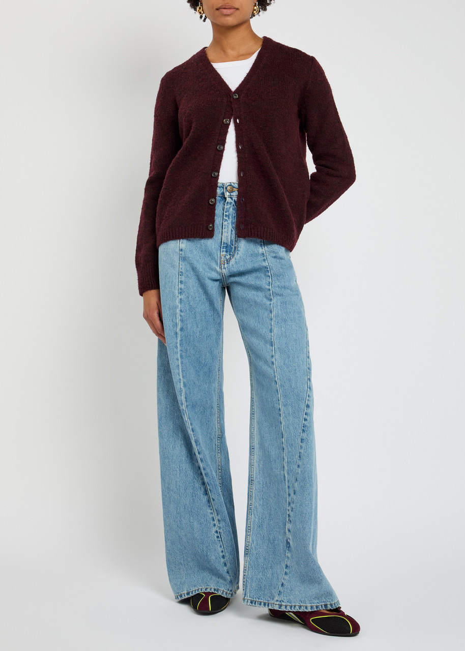 Maison Margiela Asymmetric Wide-leg Jeans - 4