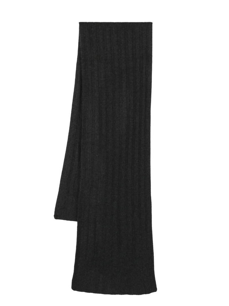 fine ribbed-knit scarf 1