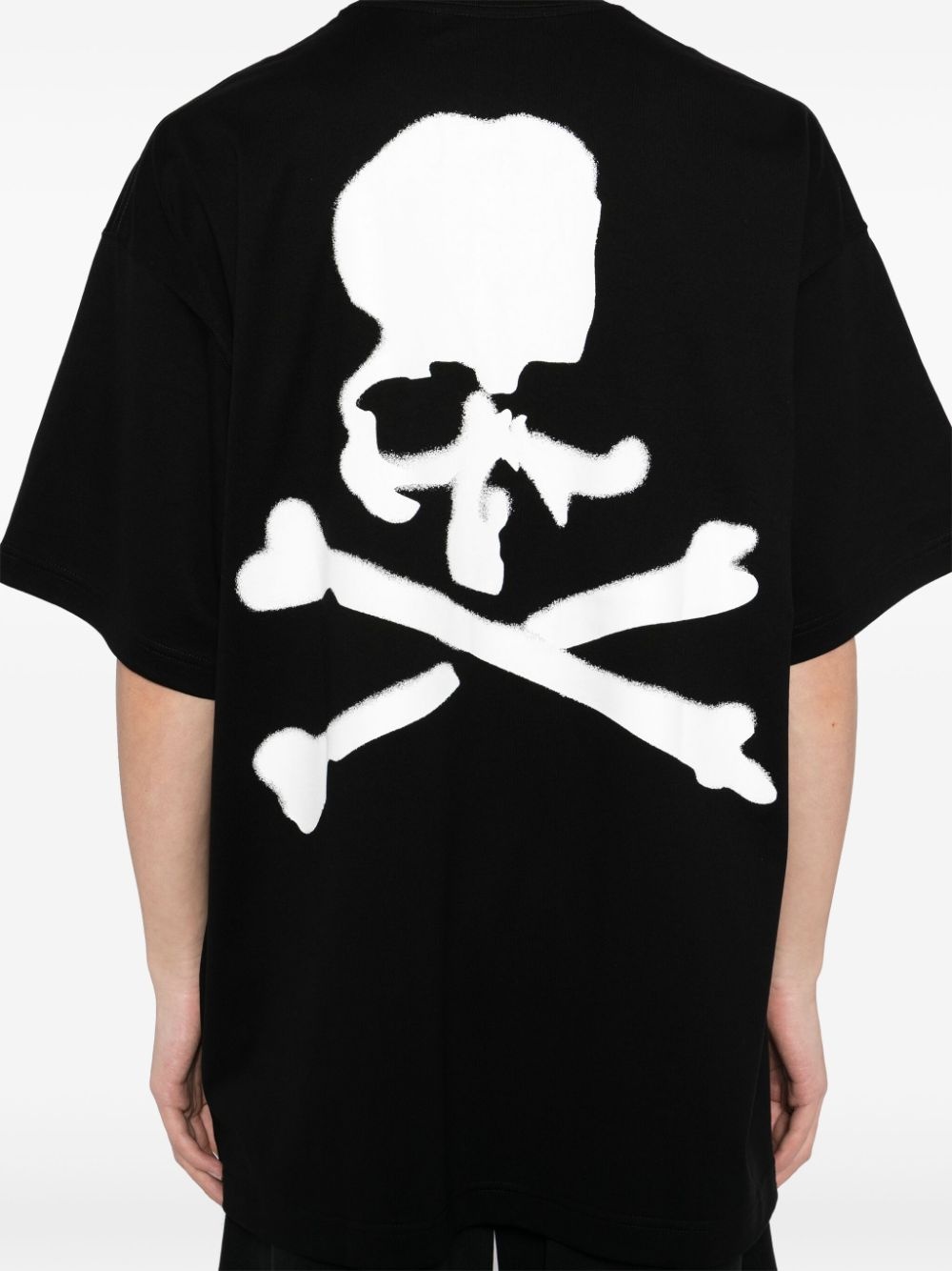 spray-paint effect T-shirt - 4