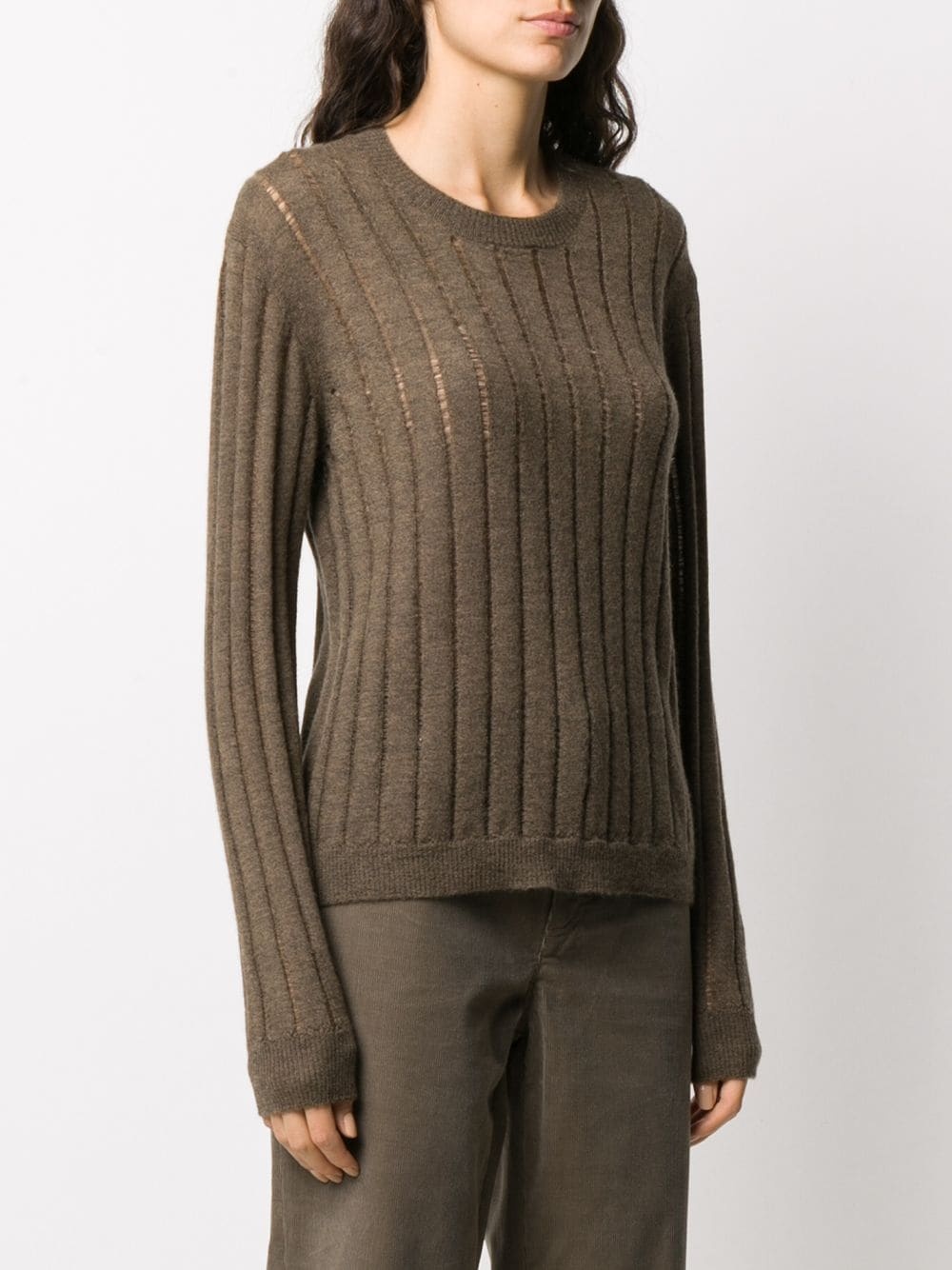 ribbed cashmere jumper - 3