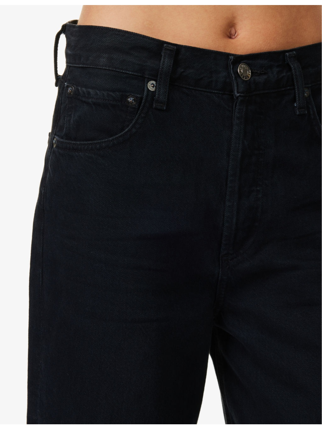 Ren wide-leg high-rise organic-cotton denim jeans - 5