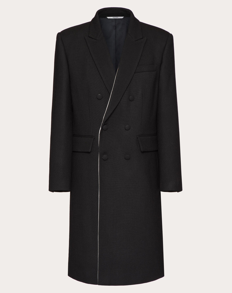DOUBLE-BREASTED WOOL COAT 1