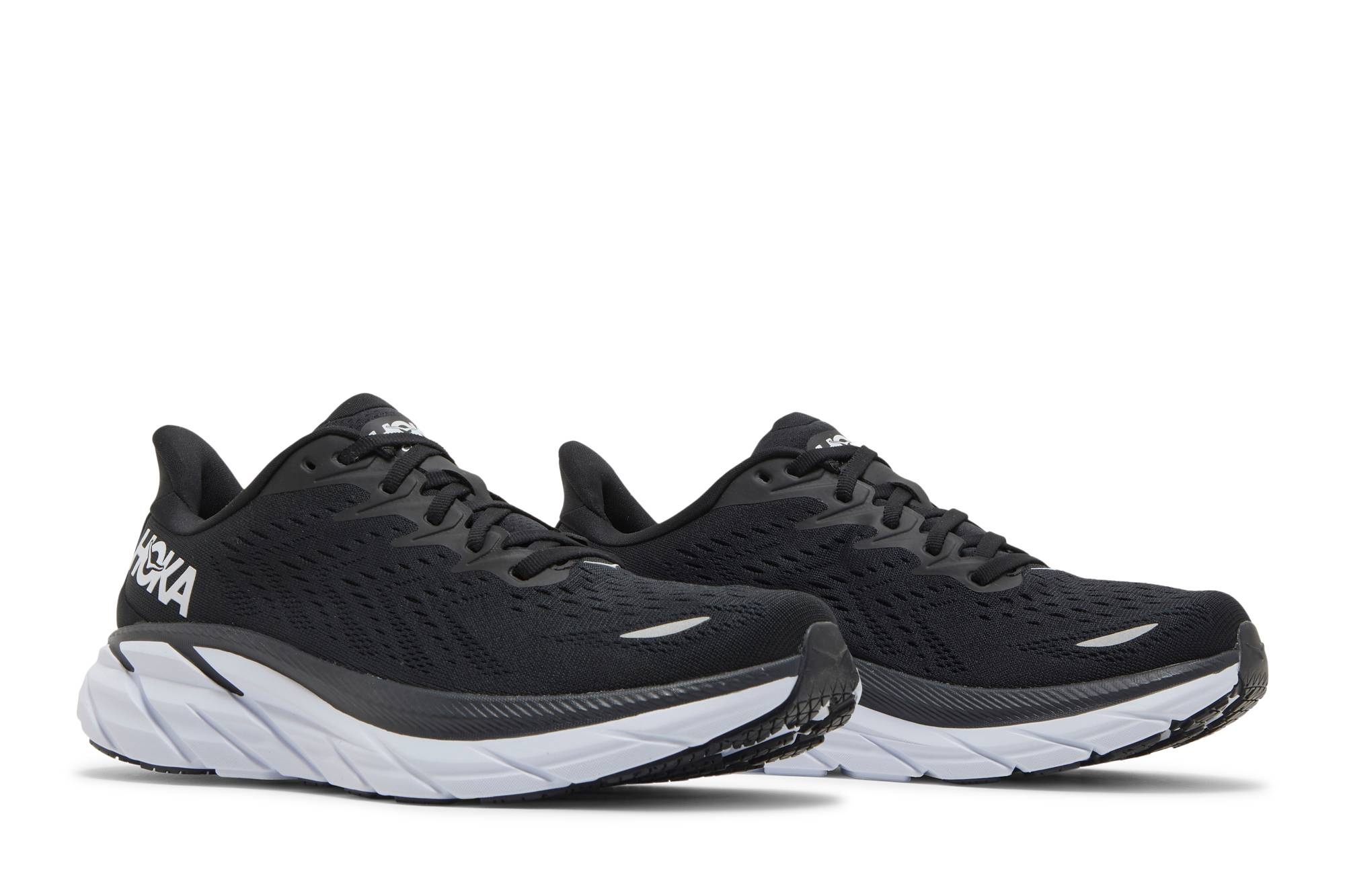 Wmns Clifton 8 'Black White' - 8