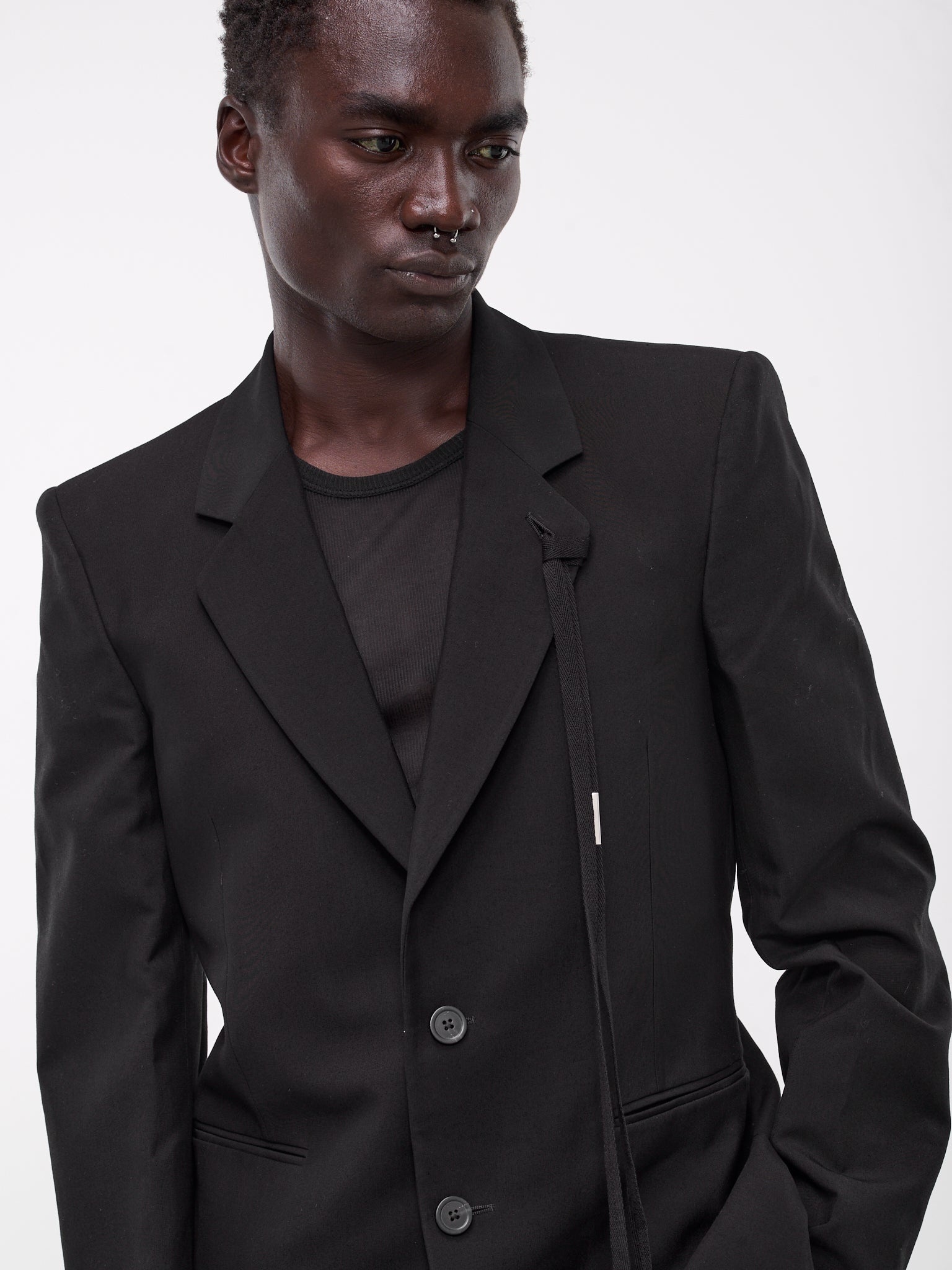 Serge Fitted Tailored Blazer - 5