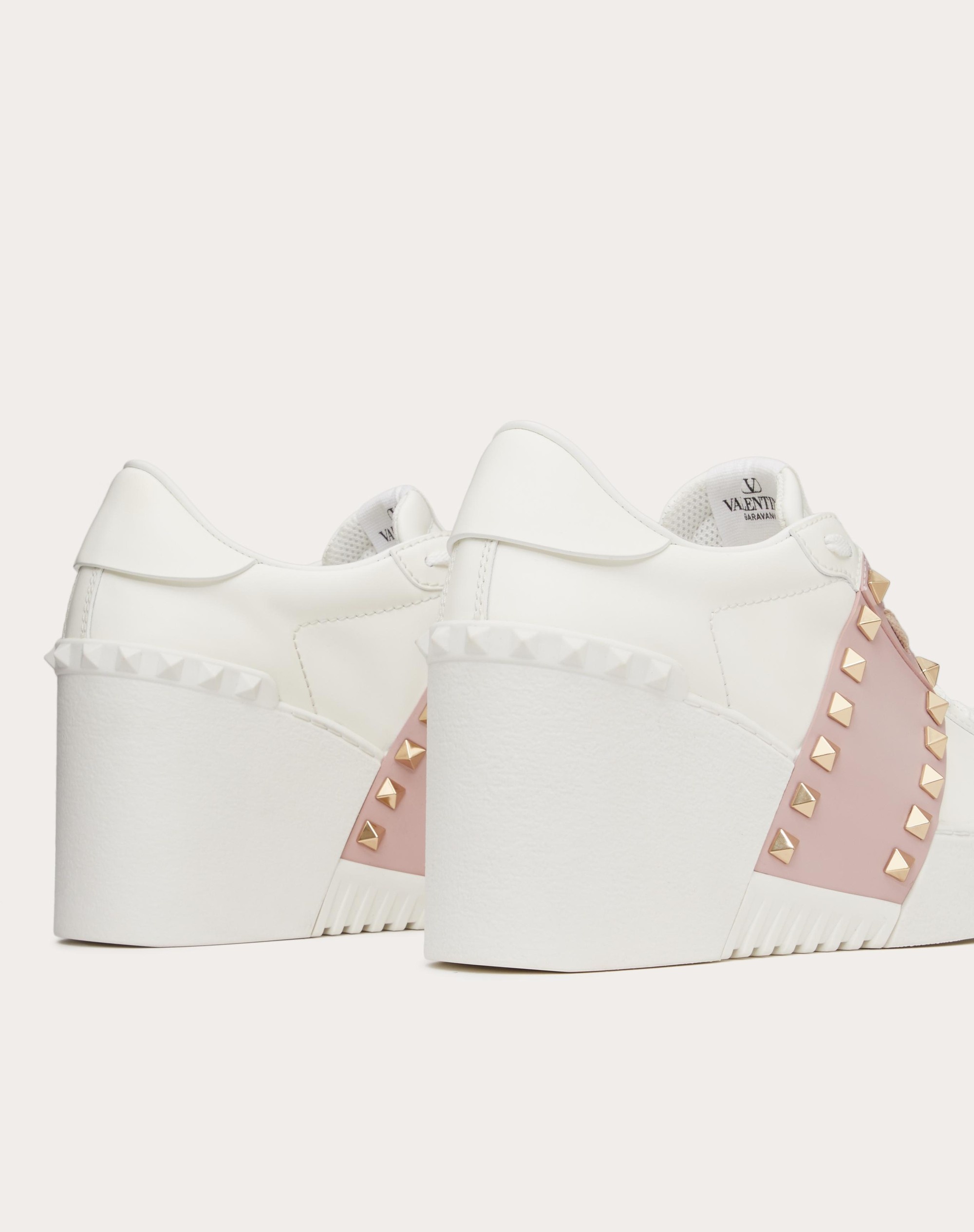 OPEN DISCO WEDGE SNEAKER IN CALFSKIN 85 MM - 5