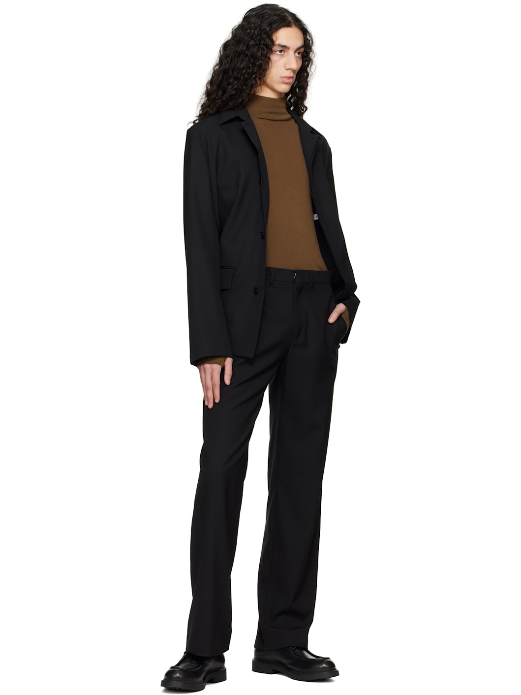 RIER poplin wool jacket | REVERSIBLE